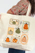 Lovely Gourd Doodles Canvas Jumbo Tote
