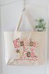 Sew Much Kindness Canvas Jumbo Tote