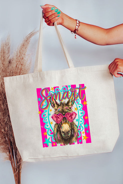 Smart Ass Canvas Jumbo Tote