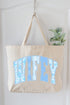 Something Blue Wifey Canvas Jumbo Tote