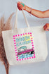 Sunny Boatin & Floatin Canvas Jumbo Tote