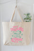 Tired Teachers Coffee Club Canvas Jumbo Tote