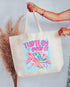 Turtley Over It Canvas Jumbo Tote