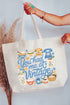 You Had Me At Vintage Canvas Jumbo Tote