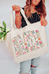 Pearls & Petals Amen Canvas Jumbo Tote