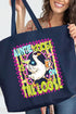 Auntie Goose On The Loose Canvas Jumbo Tote
