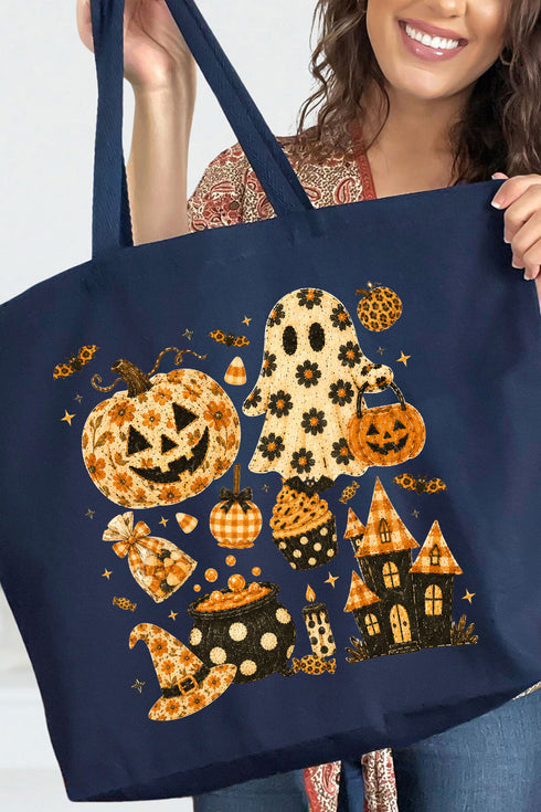 Boo & Bloom Canvas Jumbo Tote