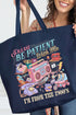1900's Tech Throwback Canvas Jumbo Tote