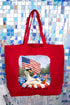 Chill The Fourth Out Canvas Jumbo Tote