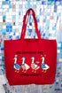 Did Someone Say Firequacker? Canvas Jumbo Tote