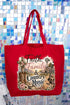 Faith, Family & Country Music Canvas Jumbo Tote