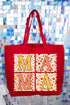 Falling Leaves Mama Canvas Jumbo Tote