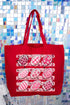 Painted Touchdowns for Hope Canvas Jumbo Tote