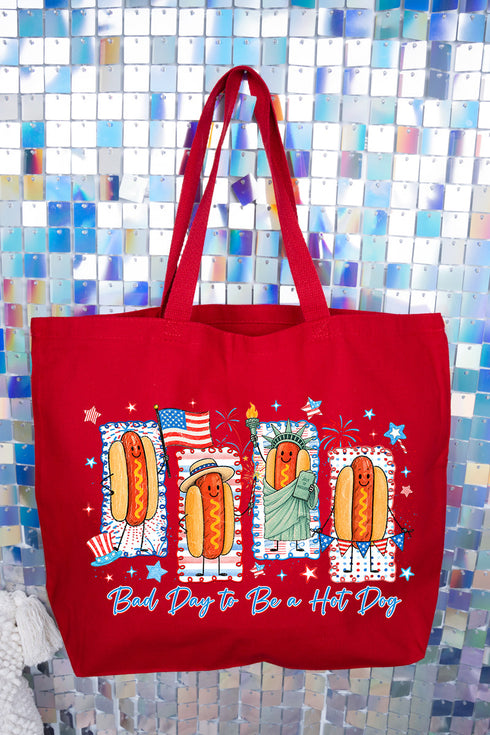 Sizzle & Stars Canvas Jumbo Tote