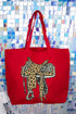 Spotted Saddle Canvas Jumbo Tote