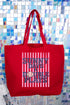 Sunny Days & Double Plays Canvas Jumbo Tote