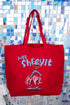 Well Sheeyit Cowboy Canvas Jumbo Tote