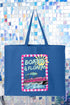 Sunny Boatin & Floatin Canvas Jumbo Tote