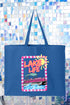 Sunny Lake Life Canvas Jumbo Tote