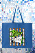 Personalized Touchdown Cheers Canvas Jumbo Tote *Enter Custom Text