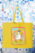 Auntie Goose On The Loose Canvas Jumbo Tote