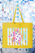 Candy Coast Angelfish Canvas Jumbo Tote