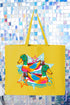 Duck, Duck, Dazzle Canvas Jumbo Tote