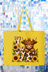 Little Highland Love Canvas Jumbo Tote