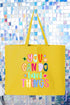 You Can Do Hard Things Canvas Jumbo Tote