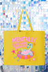 Mentally Somewhere Expensive Canvas Jumbo Tote