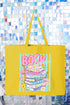 Petals & Paperback Book Lover Canvas Jumbo Tote