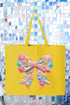 Coastal Coquette Canvas Jumbo Tote