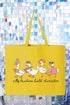 Silly Teachers Goose Parade Canvas Jumbo Tote