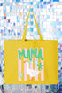 Striped Stars Mama Goose Canvas Jumbo Tote