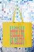 Striped Yeehaw & Amen Canvas Jumbo Tote