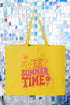 Golden Glow Sweet Summer Time Canvas Jumbo Tote