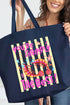 Shrimply The Best Canvas Jumbo Tote