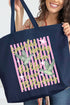 Some Glad Morning Canvas Jumbo Tote