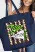 Personalized Touchdown Cheers Canvas Jumbo Tote *Enter Custom Text