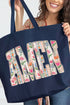 Pearls & Petals Amen Canvas Jumbo Tote