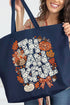 Thankful Lacework Canvas Jumbo Tote