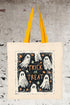 Trick Or Treat Ghost Crew Medium Canvas Tote