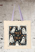 Trick Or Treat Ghost Crew Medium Canvas Tote