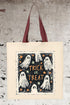 Trick Or Treat Ghost Crew Medium Canvas Tote