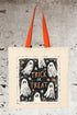 Trick Or Treat Ghost Crew Medium Canvas Tote