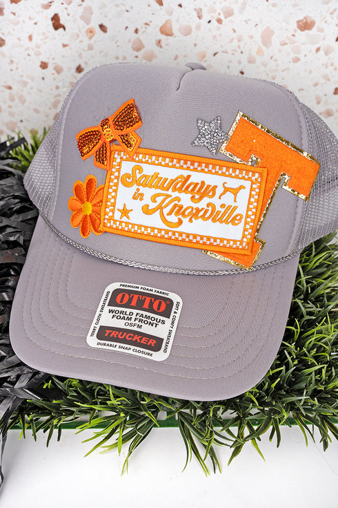 Saturdays In Knoxville Otto Gray Trucker Hat