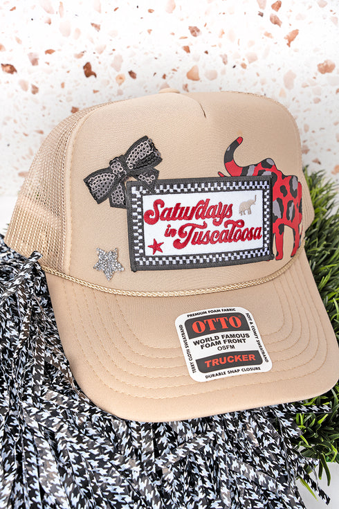 Saturdays In Tuscaloosa Otto Khaki Trucker Hat