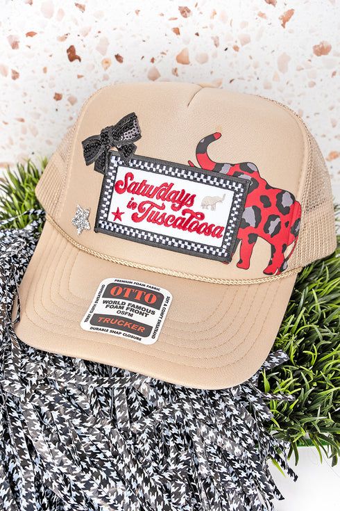 Saturdays In Tuscaloosa Otto Khaki Trucker Hat