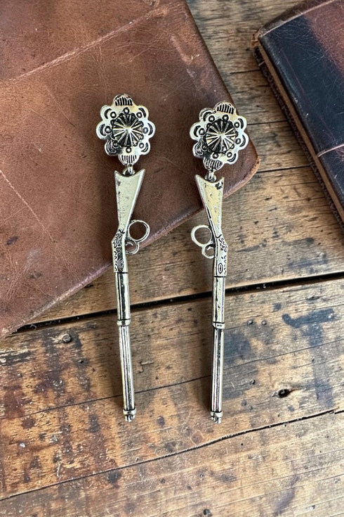 TIPI In My Sights Silvertone Earrings