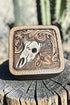 TIPI Dustbloom Steer Skull Black Small Travel Jewelry Box